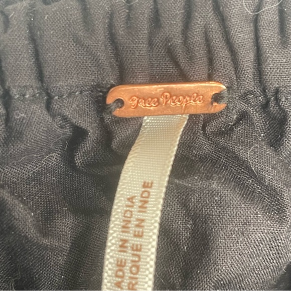 Free People Gabby Ruffle Ruched Tube Top in Black M - Picture 8 of 12